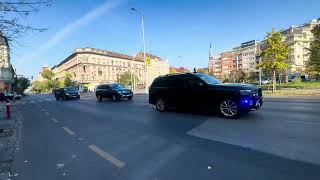 Zelenszkij in Budapest hu24eu klfo tek vipunit zelensky policecar delegacio [upl. by Selmore]