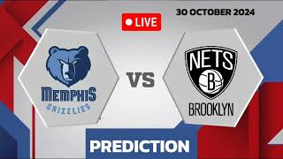 Memphis Grizzlies VS Brooklyn Nets  NBA Match Prediction  Basketball Match Prediction [upl. by Shuler]