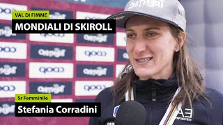 Stefania Corradini  Senior femminile  Mondiali Skiroll Fiemme 2024 [upl. by Esinet]