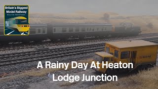 A rainy day at Heaton Lodge Junction [upl. by Anikal341]