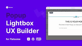 Create A Lightbox UX Builder Popup for Flatsome Theme [upl. by Reilamag]