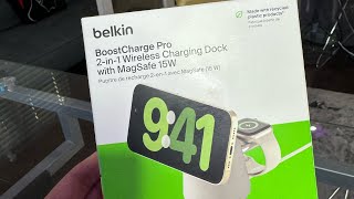 Belkin Boost Charge Pro 2in1 Wireless Charging Dock [upl. by Gitlow]