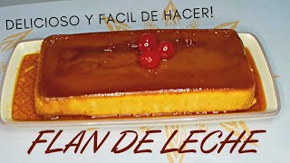 FLAN DE LECHE CONDENSADA Y EVAPORADA [upl. by Dexter107]