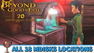 All 18 MDisk Locations  Beyond Good amp Evil 20th Anniversary Edition Data Manager Trophy Guide PS5 [upl. by Horwath924]