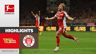 Union Moves On Top  1 FC Union Berlin  FC St Pauli 10  Highlights  MD 2 – Bundesliga 202425 [upl. by Spiers302]