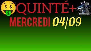 PRONOSTIC PMU QUINTE DU JOUR MERCREDI 4 SEPTEMBRE 2024 [upl. by Richy809]