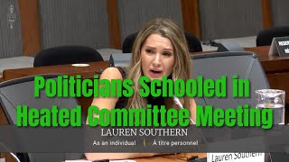 Lauren Southern Schooled Politicians in Committee Meeting Showdown [upl. by Gwenora704]