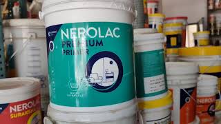 Nerolac premium primer Nerolac popular primer both are interior primer नैरोलैक इंटीरियर प्राइमर । [upl. by Coumas]