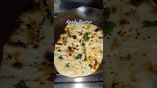 Butter Naan Recipe without oven and tandoor  shorts Shorts youtubeshorts butternaan naan roti [upl. by Shorter]