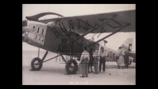 Early Airplane in Africa 1920s  Archive Film 1066848 [upl. by Nahgam315]