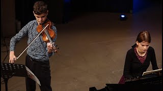 Robert Schumann Violinsonate Nr 1 op 105  Lea Marie Terziyska amp Maximilian Terziyski [upl. by Kalin]