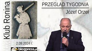 NA ŻYWO Przegląd Tygodnia Józefa Orła Klub Ronina [upl. by Jillene]