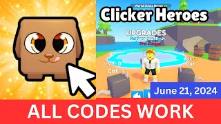 All CODES WORK Clicker Heroes ROBLOX June 21 2024 [upl. by Giltzow939]