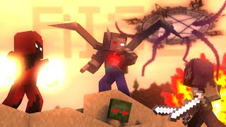 quotRISEquot  A Minecraft Music Video ♪  Herobrine Vs Entity 303  Dreadlord Part 2 [upl. by Teresa]