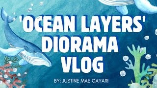 DIORAMA MAKING  OCEAN LAYERS 🌊🐟🐬🐳 [upl. by Antony]