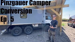 Pinzgauer Camper Conversion  Ep 5 Final fit out and Painting [upl. by Ehudd]