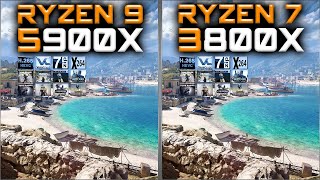 Ryzen 9 5900X vs Ryzen 7 3800X Benchmarks – 15 Tests 🔥 [upl. by Llerref765]