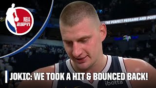 Nikola Jokic reacts to Game 4 win vs Wolves Now its the best of 3  NBA on ESPN [upl. by Paik303]