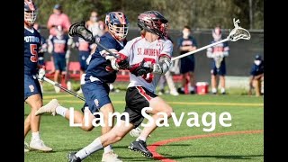 Liam Savage Senior Lacrosse Highlights 2021  St Andrews Episcopal  Denison University 25 Commit [upl. by Aenat]