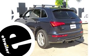 etrailer  DIY Install Curt Trailer Hitch Receiver on your 2016 Audi Q5 [upl. by Hoon408]