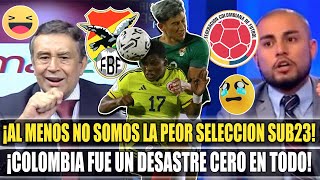 BOLIVIANOS SE BURLAN DE COLOMBIA TRAS GANARLES EN PREOLIMPICO SUB23 Y PRENSA COLOMBIANA REACCIONA [upl. by Dosia310]