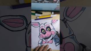 ARTE DA SEGUNDA  DESENHANDO FNAF PERSONAGENS drawing fivenightsatfreddys painting [upl. by Ateuqal]