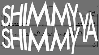 Shimmy Shimmy Ya  Sax Quartet  Score Video [upl. by Ilysa]