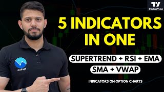 AllinOne Indicator  Automate SuperTrend RSI VWAP EMA SMA  No Coding [upl. by Liebman]