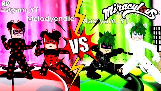 EVIL VS REVERSO TRANSFORMAÇOES Comparação NO MIRACULOUS RP  MIRACULOUS ROBLOX [upl. by Meerak444]