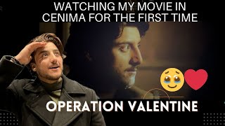 Watching my Movie in Cenima For The First Time 😍 Operation Valentine ❤️ [upl. by Mcnally]