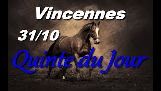 PRONOSTIC PMU QUINTE DU JOUR JEUDI 31 OCTOBRE 2024 [upl. by Sheelah266]