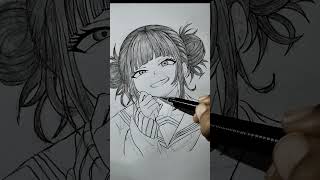 Himiko Toga😼✨artist art shortvideo shorts animedrawing animeedit animesketch himikotoga [upl. by Relluf316]