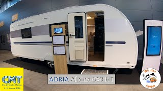 Vorstellung des Adria Alpina 663 HT auf der CMT 2020 in Stuttgart [upl. by Ojyllek]