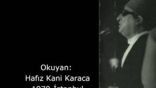 Kani Karaca Kuran tilaveti [upl. by Alimak]