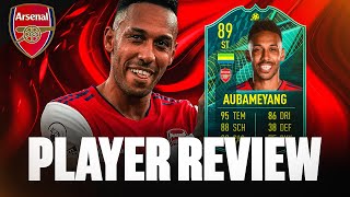 FIFA 22 WAS EIN PREIS AUBAMEYANG PLAYER MOMENTS PLAYER REVIEW [upl. by Kcirederf]