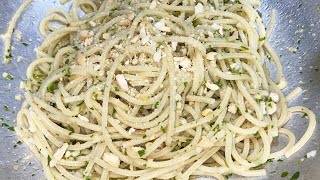 SPAGHETTI AGLIO OLIO E PEPERONCINO COL TARALLO SBRICIOLATO [upl. by Lednahc576]