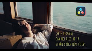 Davinci Resolve 19 free  Split toning free film grain and more great techniques [upl. by Eibot]