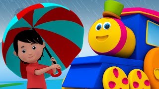 Bob el tren  Lluvia Lluvia desaparecen  canciones infantiles  Nursery Rhyme  Rain Rain Go Away [upl. by Enoid]