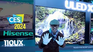 Hisense TVs at CES Brighter U8 Bigger UX and 10000 nits [upl. by Anotal]