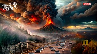 Scientists JUST ANNOUNCED A Tsunami Warning After Massive Eruption of Campi Flegrei Volcano in Italy [upl. by Kellia456]