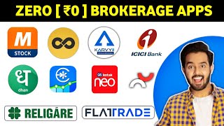 Zero brokerage demat account  best app for zero brokerage  zero brokerage trading app [upl. by Mauceri478]