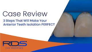 3 Steps that will make your anterior teeth isolation PERFECT [upl. by Atinihc]