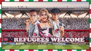 Kibice Legii Refugees welcome [upl. by Ellenyl]