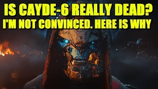 Destiny 2 Is Cayde6 Really dead I am not so sure Due to copyright removed the song at start [upl. by Maible995]