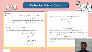 Statistika Matematika  Masalah berkaitan dengan distribusi khusus Diskrit dan Kontinu [upl. by Abbot765]