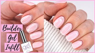 THE GEL BOTTLE INC BUILDER GEL INFILL ON NATURAL NAILS  WATCH ME WORK [upl. by Richela]