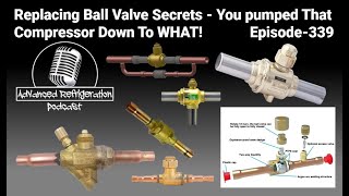 Replacing Ball Valve Secrets And You Pumped That Compressor Down To WHAT  Episode 339 [upl. by Phalan]