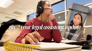 My 2 Year Legal Assistant Update  Whats Changed Building Confidence LSAT Prep  Law School [upl. by Roose]