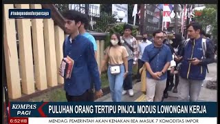 Puluhan Orang Tertipu Pinjol Dengan Modus Lowongan Kerja Kerugian Capai Rp1 Miliar [upl. by Burley]