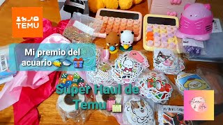 Mega haul de Temu y por fin termine mi jueguito del Acuario 🐠🎁🛍💖 temu [upl. by Lozano]